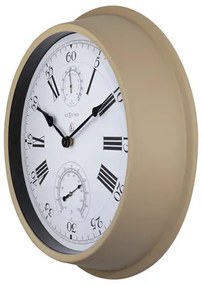 Vonkajšie hodiny Hyacint hnedé, ø 40,5 cm