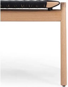 Čierna/v prírodnej farbe lavica Klupa – Gazzda