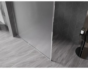 Mexen Kioto-F, sprchová zástena s rámom 70 x 202 cm, 8 mm sklo námraza, chrómový profil, 800-070-104-01-30