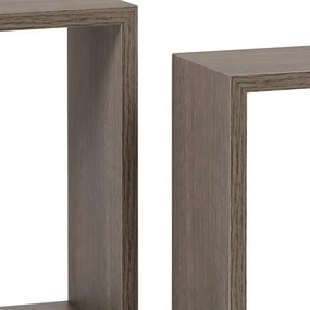 BONTEC Polička, mdf, hnedá, P-012 SON Farba: Biela