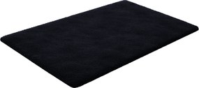 Čierny koberec Rabbit s efektom králičej kožušiny – obdĺžnik Rozmer: 60x120 cm