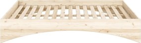 Dvojlôžková posteľ z borovicového dreva bez čela 180x200 cm v prírodnej farbe Orbit – Karup Design