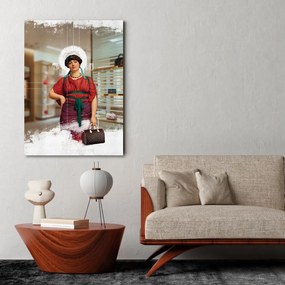 Gario Obraz na plátne Žena nakupuje - Jose Luis Guerrero Rozmery: 40 x 60 cm