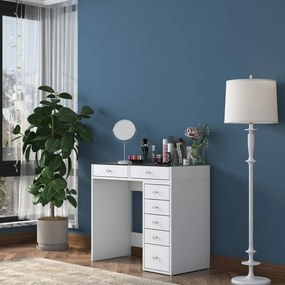 Kozmetický stolík Aurora White