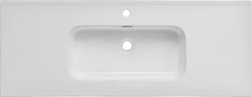 Comad Nábytkové keramické umývadlo GO 120/DP-8095, 121x46 cm, biela lesklá