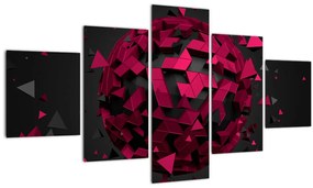 Obraz 3D abstrakcie (125x70 cm), 40 ďalších rozmerov