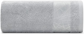 BAVLNENÝ UTERÁK NIKA SADA 6KS 50X90 CM STRIEBORNÁ