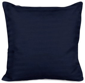 SATÉNOVÁ OBLIEČKA NA VANKÚŠ CIZGILI NAVY BLUE 40X40 CM EXCLUSIVE TMAVOMODRÁ