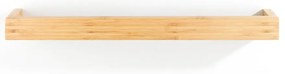 Bambusový nástenný držiak na uteráky Wenko Light, šírka 60 cm