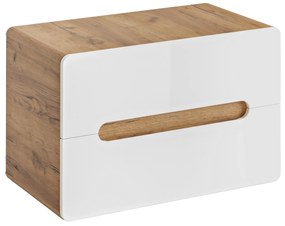 Kúpeľňová závesná skrinka pod umývadlo na dosku BÁRA 80 cm