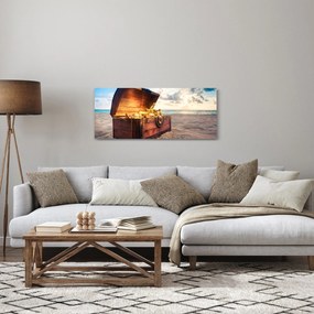 Obraz - Poklad na pláži (120x50 cm)