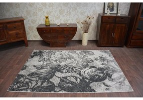Kusový koberec Andora černý 120x170cm