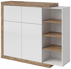 Komoda Sintra 45 2d2k dub samdal-biela