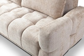 Rozkladacia pohovka Dante, béžová štruktúrovaná tkanina