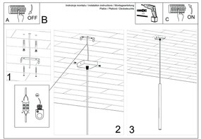 Sollux SL.1524 - Luster na lanku PASTELO 1xG9/8W/230V červená