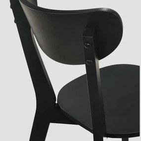 Set dvoch jedálenských stoličiek VIERI čierne 718137