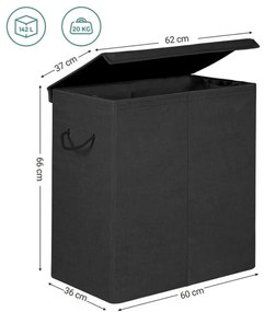 Kôš na bielizeň NASH čierny