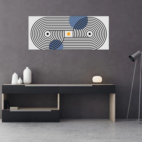 Obraz - Minimalistická abstrakcia N⁰3 (120x50 cm)