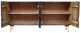 Dizajnová komoda Gavrilla 160 cm čierne mango