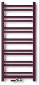 Regnis Retro, vykurovacie teleso 300x1450mm so stredovým pripojením 50mm, 582W, čierna matná, RETRO145/30/D5/BLACK