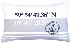 SCANquilt Dekoračný návlek NORD anchor 30x50 cm