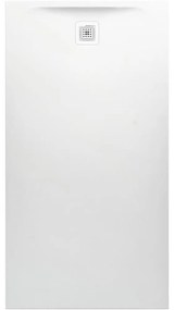 LAUFEN Pro obdĺžniková sprchová vanička z materiálu Marbond, odtok na kratšej strane, 1700 x 900 x 46 mm, biela matná, H2169580000001