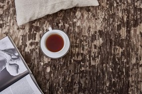 Diamond Carpets India, Ručne viazaný kusový koberec Enstatite DESP HK23, 80x150, hnedá, obývacia izba