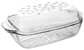 Simax Pekáč sklo obdĺžnik 36,5x21x13,5 cm veko