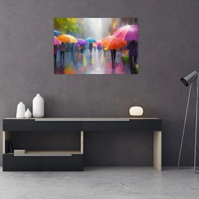 Obraz - Daždivý deň (90x60 cm)
