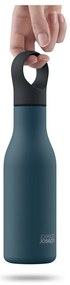 Tmavomodrá cestovná antikoro fľaša 500 ml Loop – Joseph Joseph