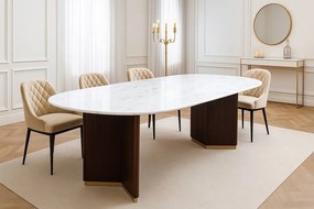 Mramorový jedálenský stôl Gatsby 240cm