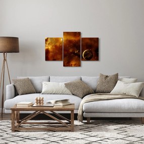 Obraz - Planéty s hmlovinou (90x60 cm)