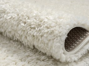 My Flair, Kusový koberec My Shaggy creme, 100x150, biela, chodba / predsieň