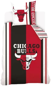 Basketbalové obliečky NBA Chicago Bulls, 140 x 200 cm, 70 x 90 cm