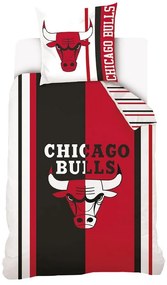Basketbalové obliečky NBA Chicago Bulls, 140 x 200 cm, 70 x 90 cm