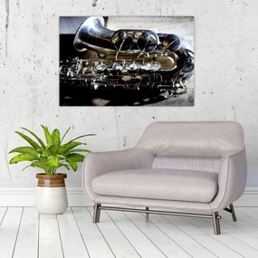 Obraz - Saxofón (90x60 cm)