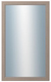 DANTIK - Zrkadlo v rámu, rozmer s rámom 60x100 cm z lišty STEP hnedá (3020)