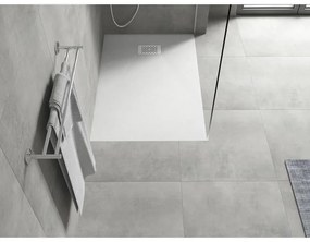 Mexen Hugo, obdĺžniková sprchová vanička SMC 130 x 90 cm, biela, biela krytka, 42109013-W