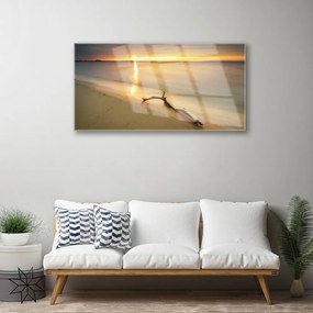 Skleneny obraz Oceán pláž príroda 120x60 cm