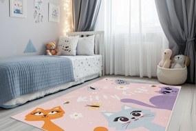 Obsession, Detský kusový koberec Magic Kids ML 104 Kicl, 160x230, ružová, detská izba