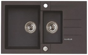 ALVEUS CZ ROCK 70 G- 91 černá (780x480mm)+ pop- up sifon F