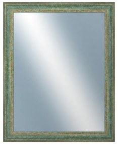 DANTIK - Zrkadlo v rámu, rozmer s rámom 40x50 cm z lišty LYON zelená (2706)