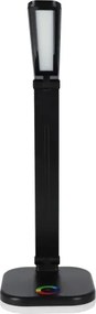 LED RGBW stmievateľná stolová lampa s bezdrôtovým nabíjaním LED/7W/5V USB čierna