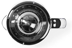 Nedis KAJC110CBK - Elektrický lis na citrusy 0,8 l 30W/230V nerez