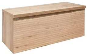 Kúpeľňová skrinka s krycou doskou Naturel Savona 119x50x44,3 cm SAVONA120DHDBEZ, 1 ks