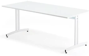 Stôl SANNA, 1800x800x720 mm, biela