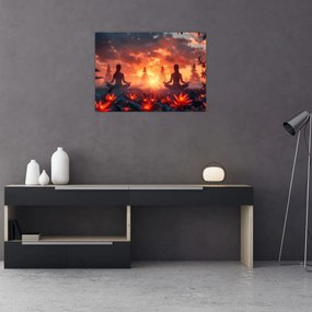 Obraz - Jóga v prírode (70x50 cm)