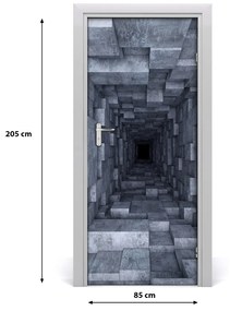 Samolepiace fototapety na dvere tunel 85x205 cm