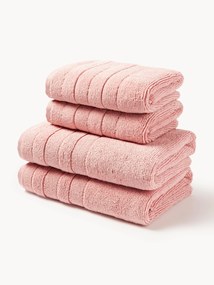 Súprava uterákov's pruhovaným okrajom Luxe