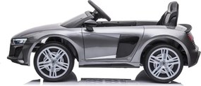 LEAN CARS Elektrické autíčko Audi R8 Lift A300 strieborné
